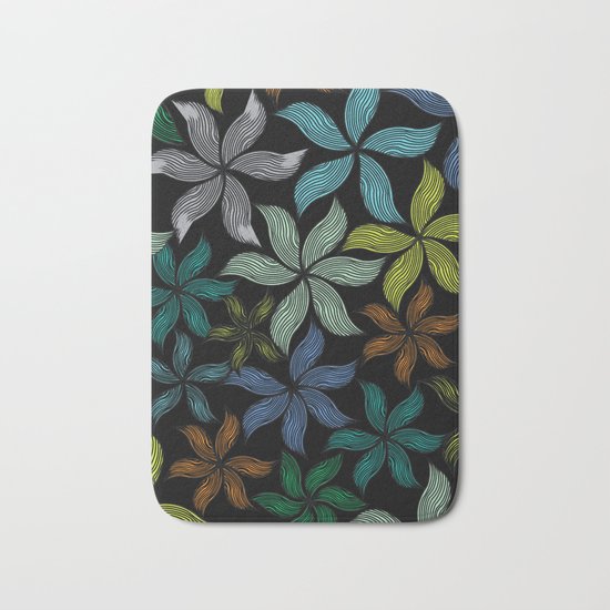 Beautiful flowers Bath Mat