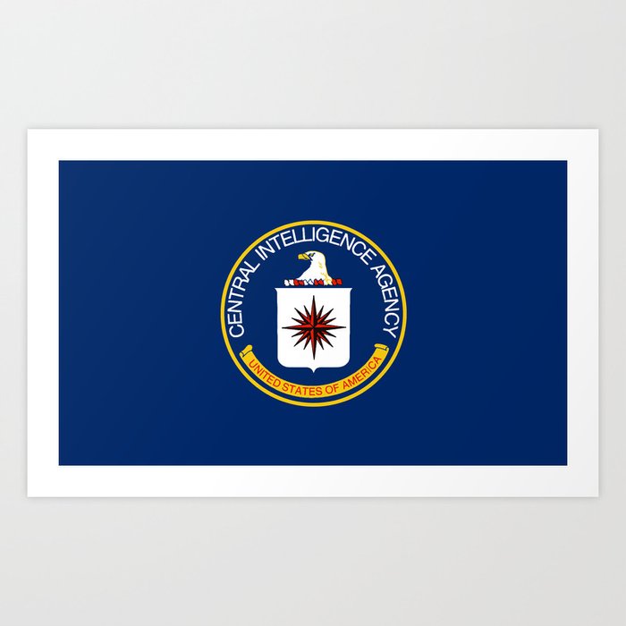 CIA Flag Art Print