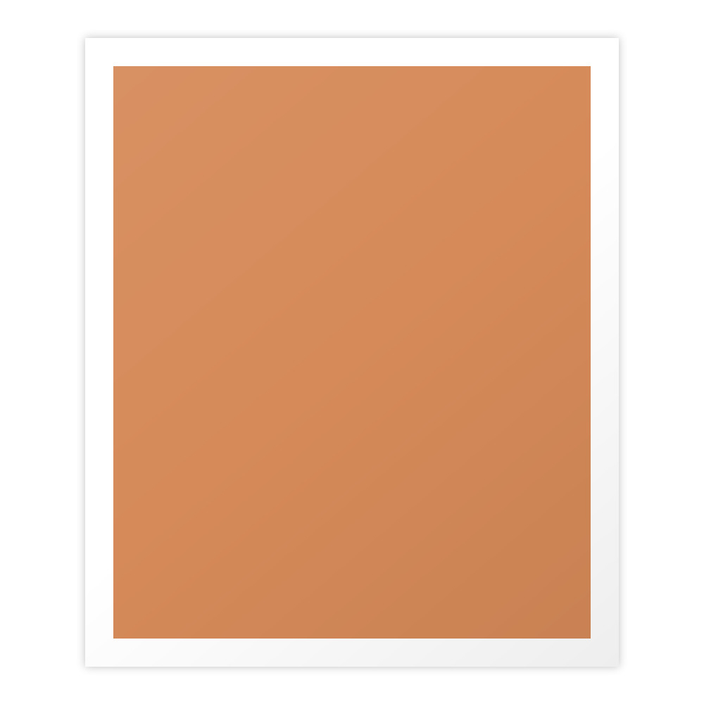 Raw Sienna - Solid Color Art Print by makeitcolorful