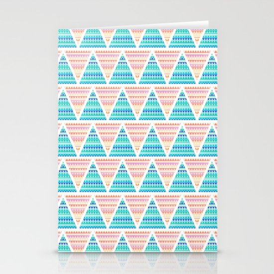 Mixed Aztec Pattern Stationery Cards