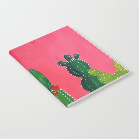 Pink cactus Notebook