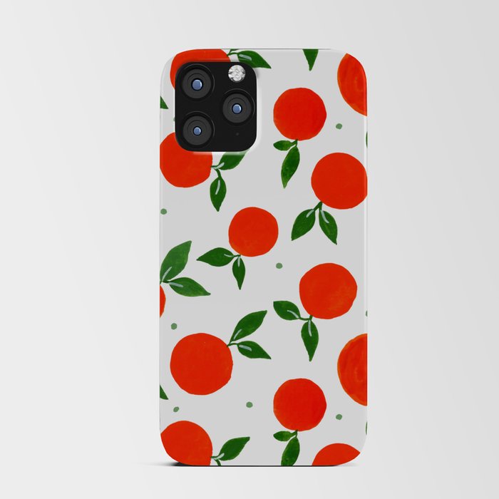 Tangerine pattern iPhone Card Case