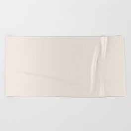 Off White Ivory Bone Cream Solid Color Pairs PPG Percale PPG1083-1 - All One Single Shade Hue Colour Beach Towel