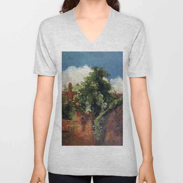Tree by John Constable V Neck T Shirt