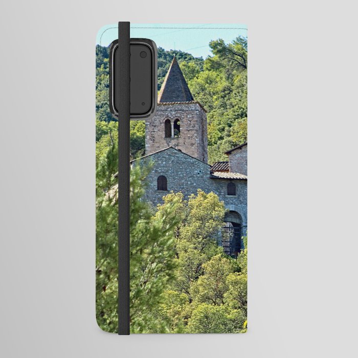 Medieval Gothic Abbey of San Cassiano Woods, Narni, Italy Android Wallet Case