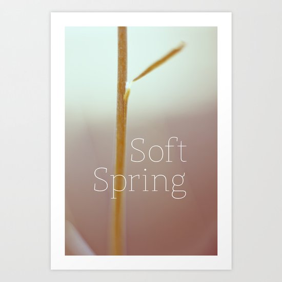 Soft spring Art Print