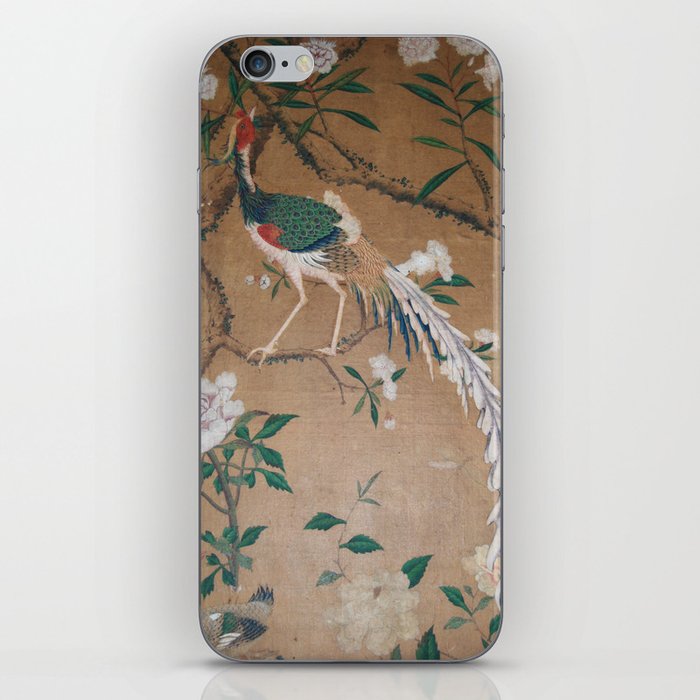 Antique French Chinoiserie in Tan & White iPhone Skin