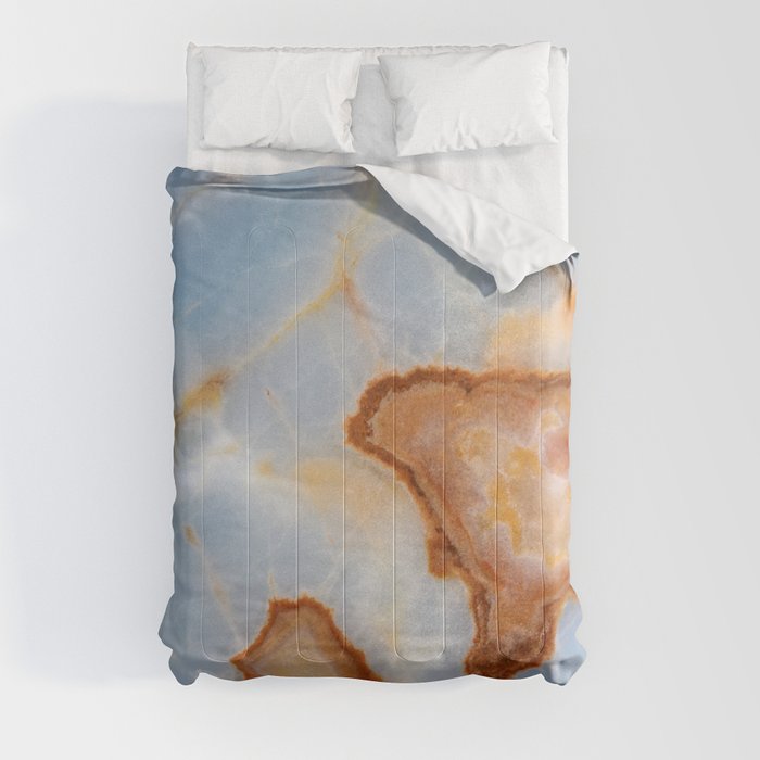 Marble Blue Onyx Comforter