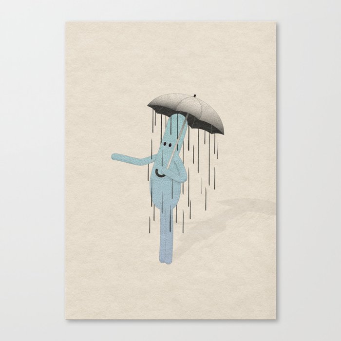 Raining oTo Canvas Print