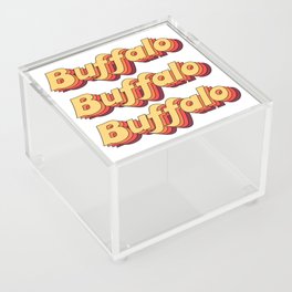 vintage buffalo ny Acrylic Box