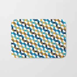 People's Flag of Milwaukee Mod Pattern Bath Mat | Flag, Mke, Pattern, Vector, Retro, Graphicdesign, City, Popart, Political, Abstract 