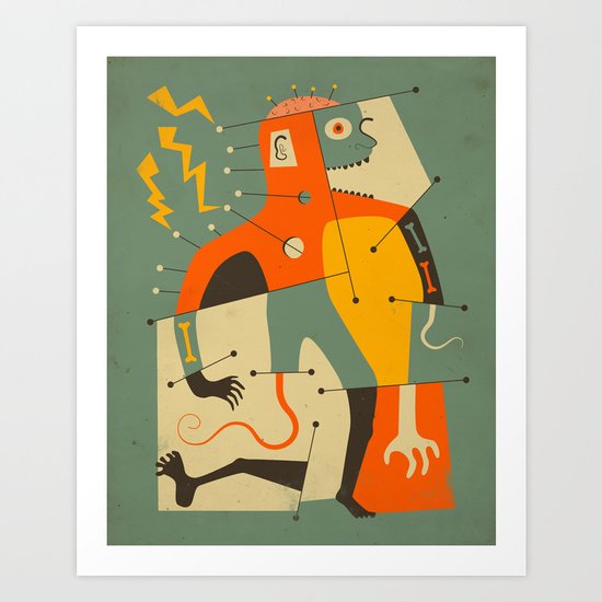 Frankenstein's Monster Art Print