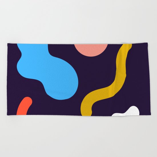 Deconstructed Tea Beach Towel