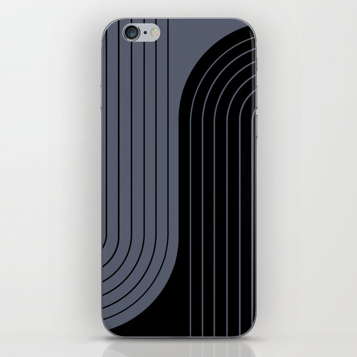Two Tone Line Curvature LXI iPhone Skin