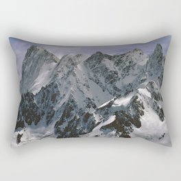 Chamonix Aiguille du Midi Mont Blanc Massif French Alps France Rectangular Pillow