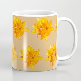 Tulip_Flora_Devoted Lily repeat patter Coffee Mug | Floral, Love, Lily, Pattern, Graphicdesign, Digital, Devotion 