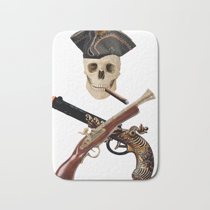 pirate icon and death Bath Mat