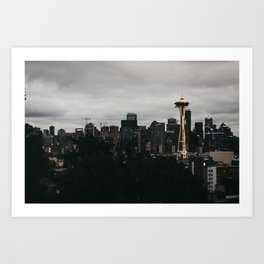 Seattle Skyline Art Print