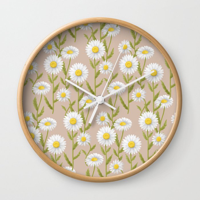 Daisies Wall Clock