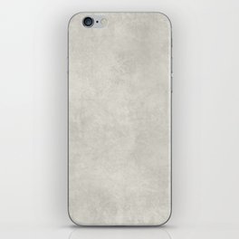 Basic velvety light gray   iPhone Skin