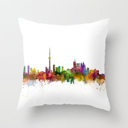 Toronto Canada Skyline Throw Pillow