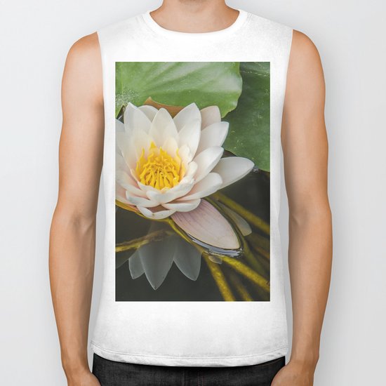 Water Lily Biker Tank