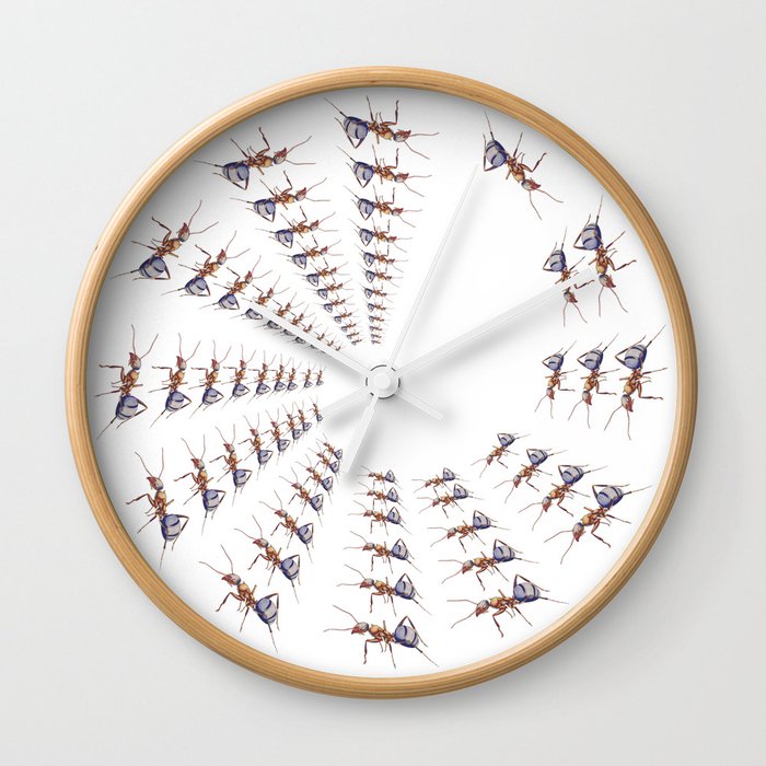 Formica (Wood Ant) Wall Clock