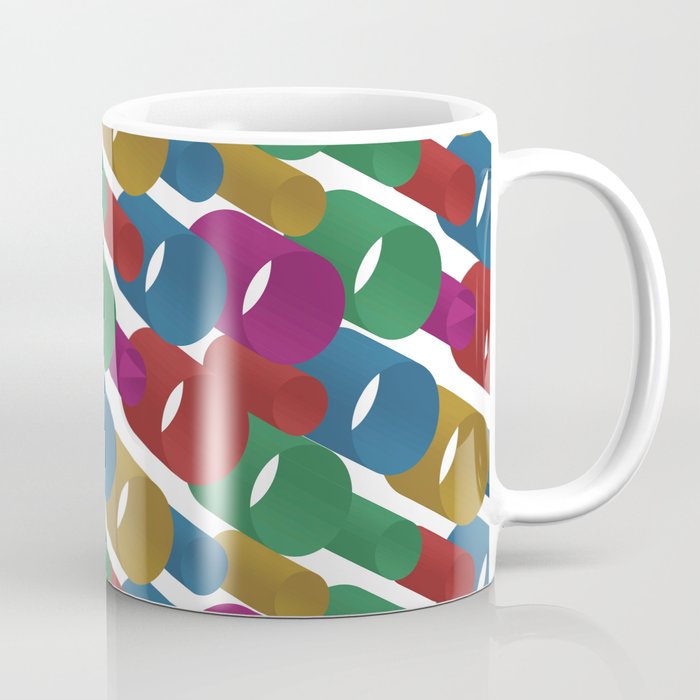 3D X Pipes Coffee Mug
