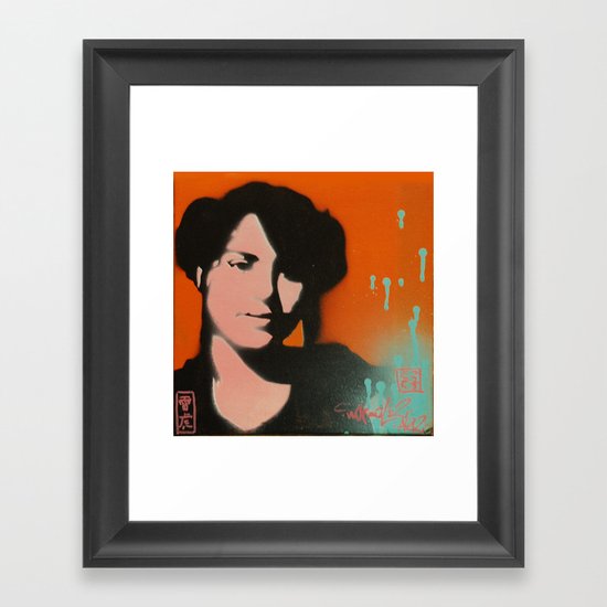 Orange Sugoi~ Framed Art Print