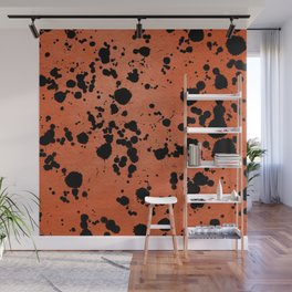 Halloween Splatter Watercolor Background 05 Wall Mural