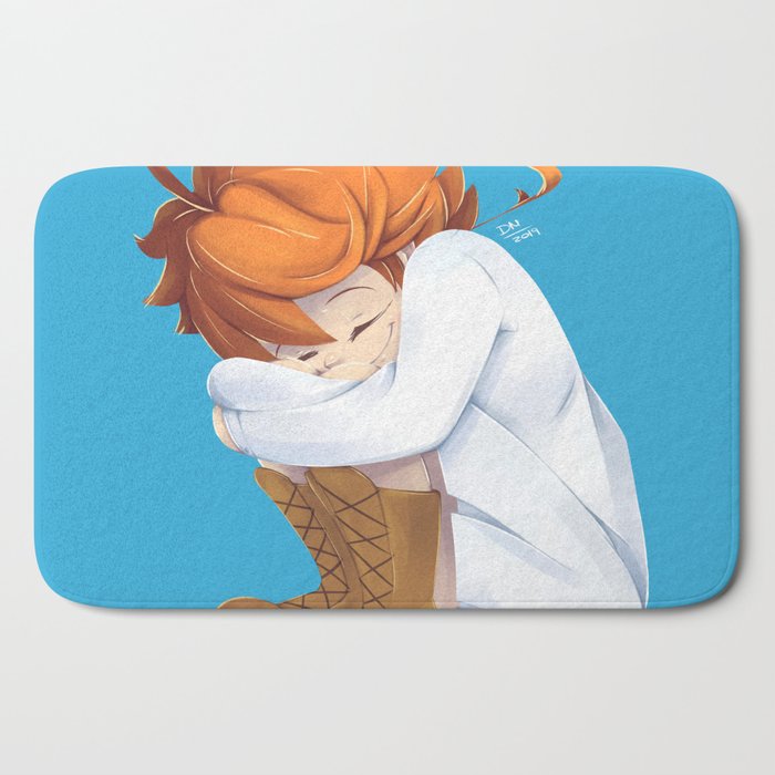 Emma The Promised Neverland Anime Bath Mat By Timecat Society6
