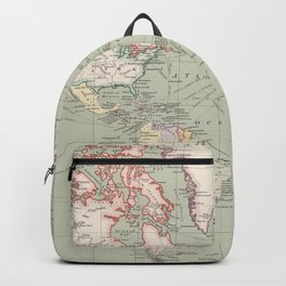 Vintage Map of The World (1915) Backpack