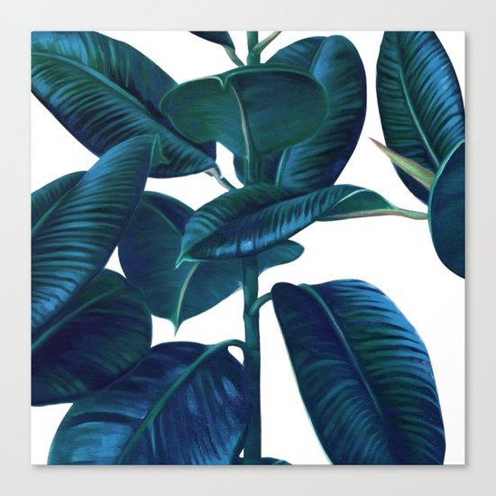 Luna Leaves Canvas Print