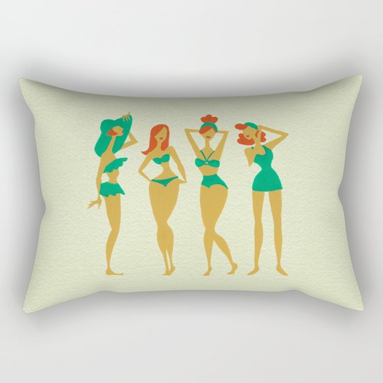 Ginger Babes Rectangular Pillow