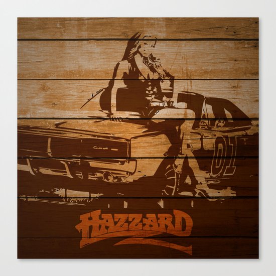 Hazzard Wood Canvas Print