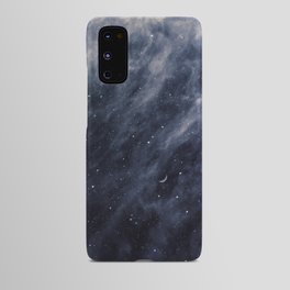 Blue Clouds, Blue Moon Android Case