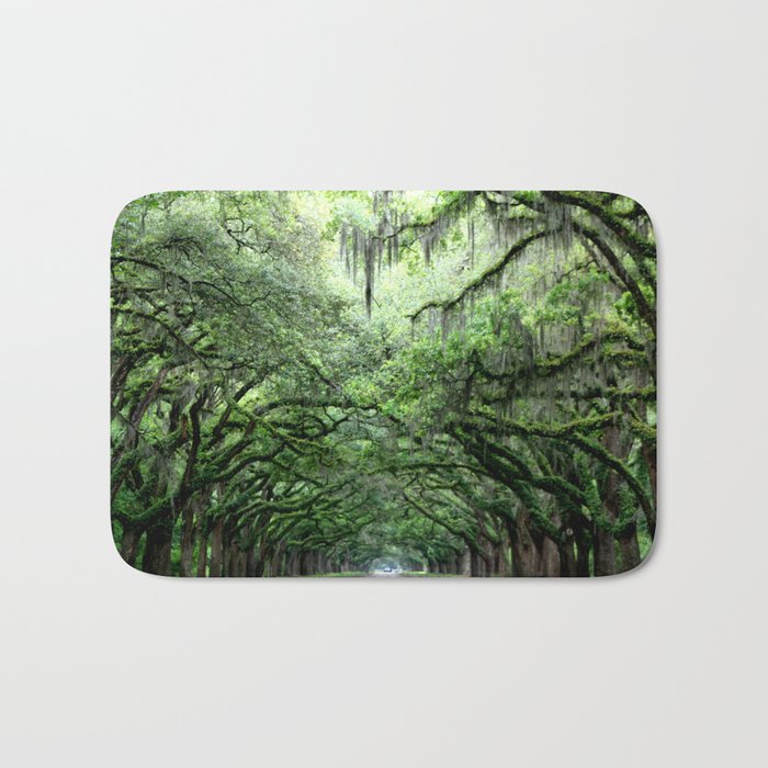 Canopy of Trees in Savannah, GA Bath Mat