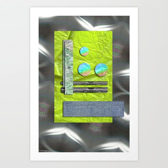 NEW AGE COMPOSITION 1 Art Print