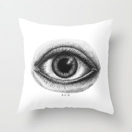 The Omniscient Eye Throw Pillow