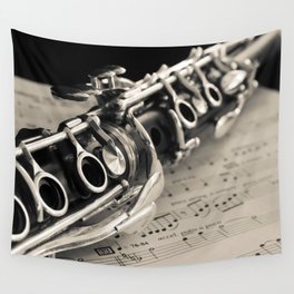 Clarinet Wall Tapestry