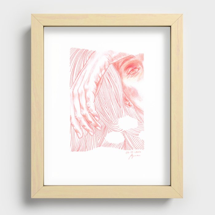 daydreaming Recessed Framed Print