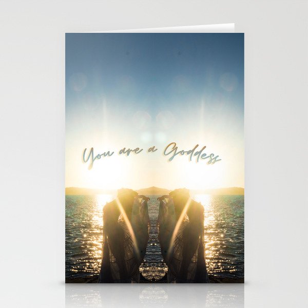 You are a goddess Stationery Cards