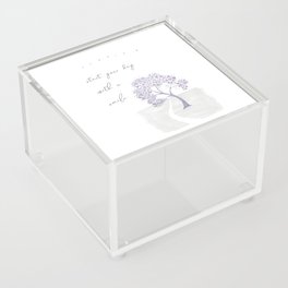 Start your day with a smile - Japandi Style Acrylic Box