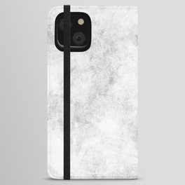 Grunge grey paint iPhone Wallet Case