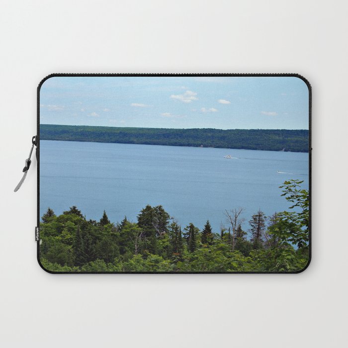 Perfect Day on Lake Superior Laptop Sleeve
