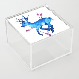 Blue Reindeer Acrylic Box