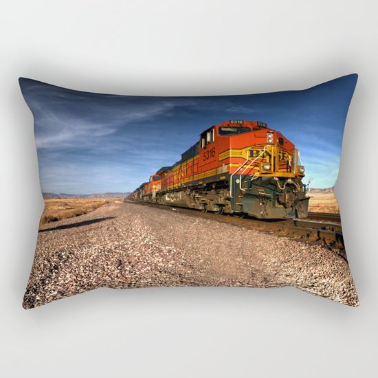 BNSF Freight Rectangular Pillow