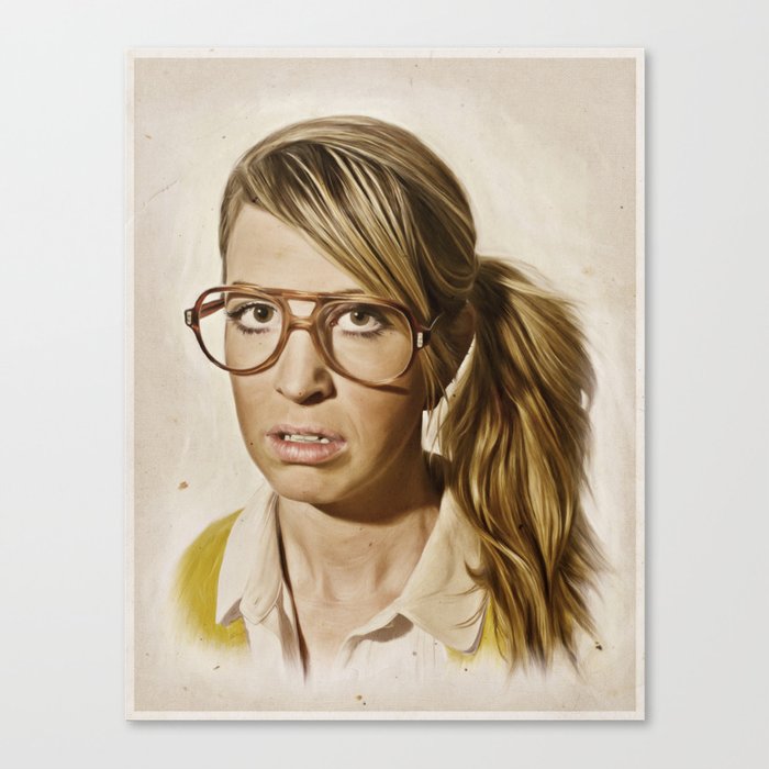 i.am.nerd. : Lizzy Canvas Print