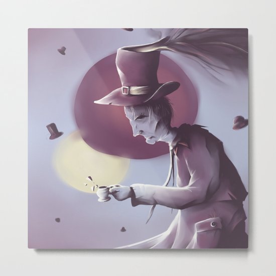 The hatter Metal Print