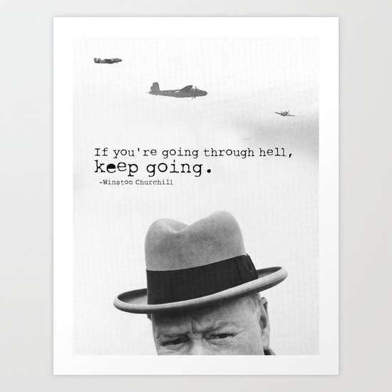 Churchill Art Print